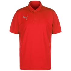 PUMA TeamLIGA Sideline Poloshirt Herren rot / weiß