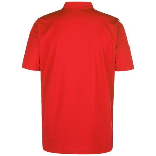 Rückansicht von PUMA TeamLIGA Sideline Poloshirt Herren rot / weiß