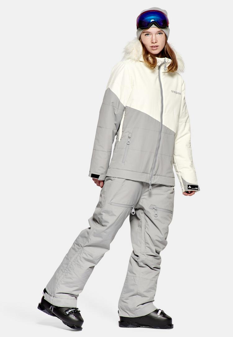 ONESKEE ONESKEE Parka Schneeanzug Damen - grey - egret - 4 | SportScheck