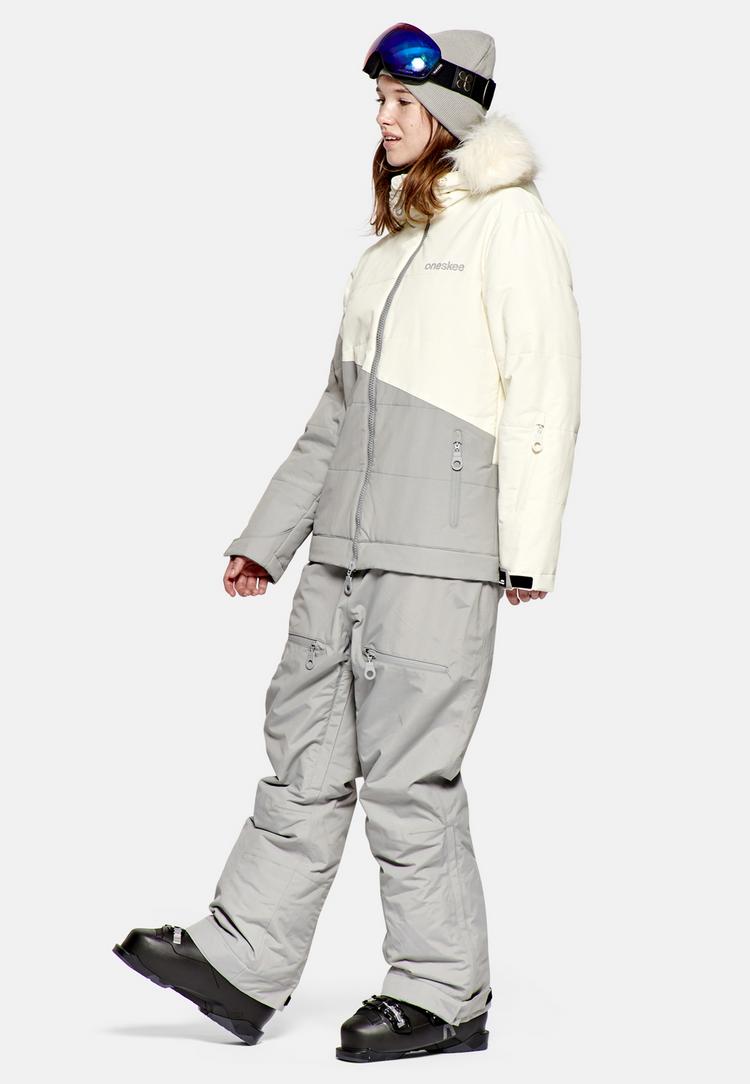 ONESKEE ONESKEE Parka Schneeanzug Damen - grey - egret - 7 | SportScheck