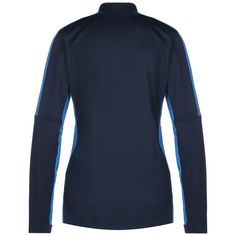 Rückansicht von Nike Academy 23 Drill Top Funktionsshirt Damen dunkelblau / blau