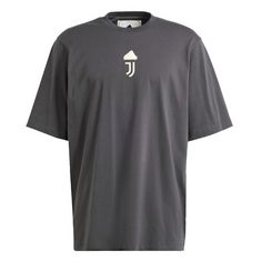 adidas Juventus Turin LFSTLR Oversized T-Shirt T-Shirt Herren Carbon