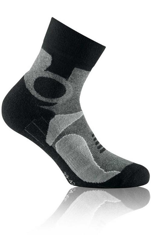 Rückansicht von Rohner Socken Freizeitsocken Grau