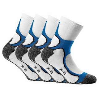 Rohner Socken Freizeitsocken Weiß/Blau