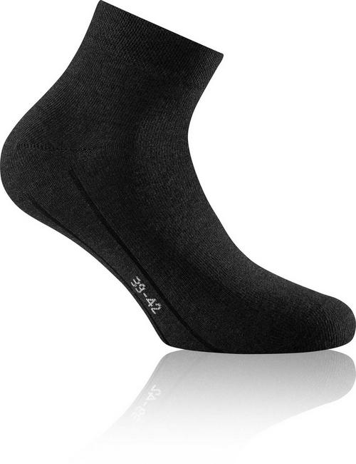 Rückansicht von Rohner Socken Freizeitsocken Schwarz