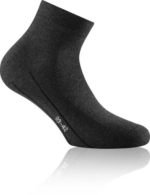 Rückansicht von Rohner Socken Freizeitsocken Grau