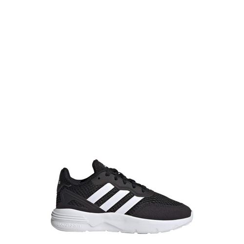 Rückansicht von adidas Nebzed Lifestyle Lace Running Schuh Sneaker Kinder Core Black / Cloud White / Cloud White