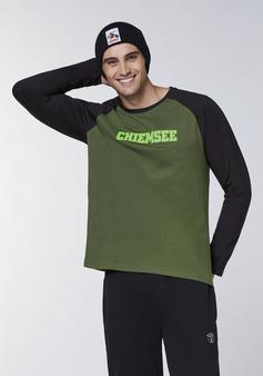 Rückansicht von Chiemsee Longsleeve Langarmshirt Herren 19-0417 Kombu Green