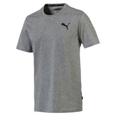 PUMA T-Shirt T-Shirt Herren grau melange (Medium Gray Heather)