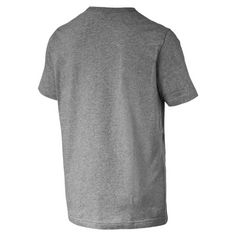 Rückansicht von PUMA T-Shirt T-Shirt Herren grau melange (Medium Gray Heather)