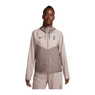 Nike Tottenham Hotspur WR Kapuzenjacke Damen Trainingsjacke Damen graulilaschwarz