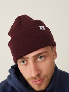 Rückansicht von Cleptomanicx Beanie Windsor Wine