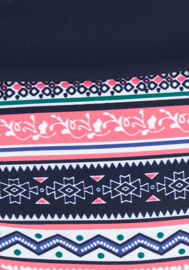 S.OLIVER S.OLIVER B&uuml;gel-Bikini-Top Bikini Oberteil Damen - blau-ros&eacute;-gestreift - 1 | SportScheck