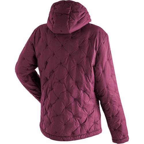 Rückansicht von Maier Sports Pampero Funktionsjacke Damen Pflaume