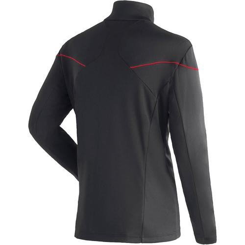 Rückansicht von Maier Sports Nago Rec Langarmshirt Herren Schwarz011