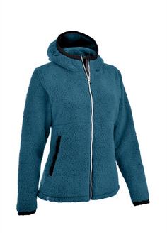 Maul Sport Teddy Fleecejacke Damen Petrol