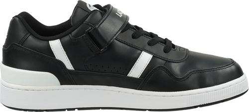 Rückansicht von Lacoste Sneaker Sneaker Herren Schwarz/Weiß