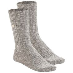 Birkenstock Socken Freizeitsocken Damen Grau/Weiß