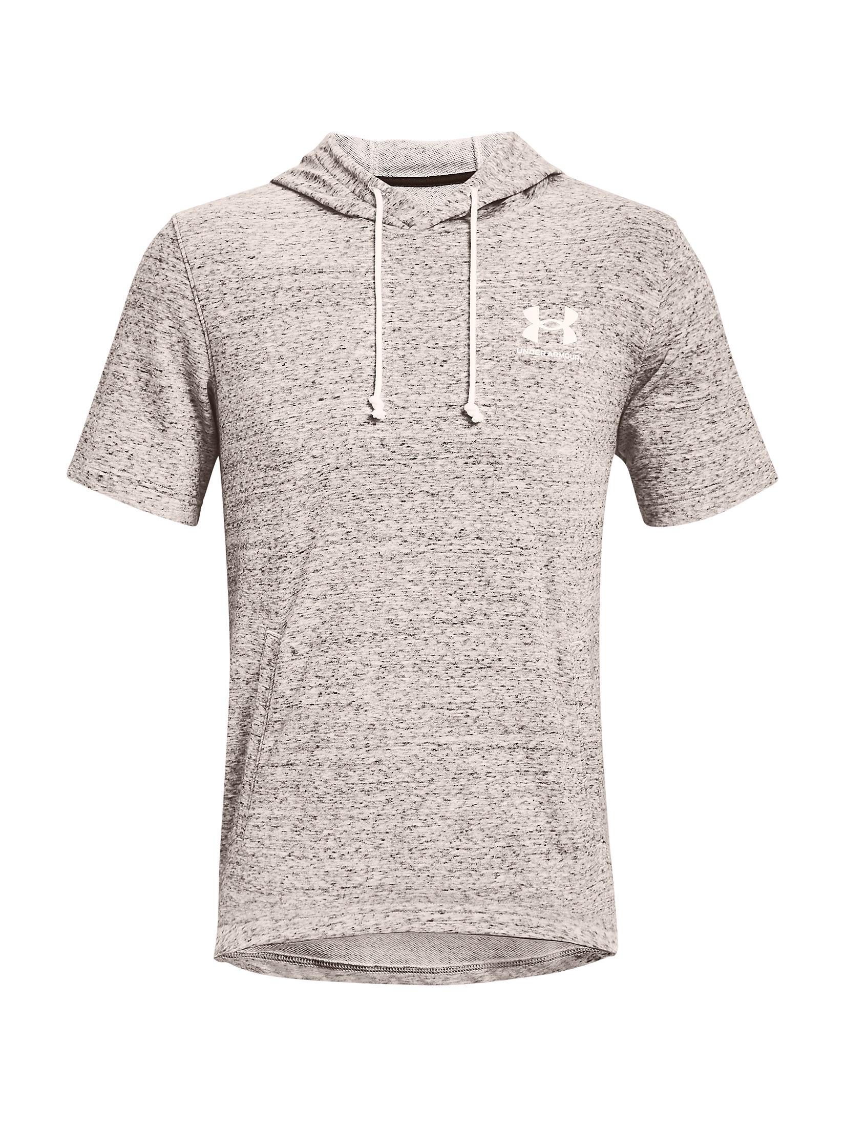 Under Armour Rival Terry Hoodie Fleecehoodie Herren Onyx White (112)