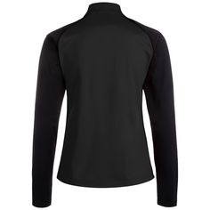 Rückansicht von PUMA TeamLIGA 1/4 Zip Funktionssweatshirt Damen schwarz / weiß