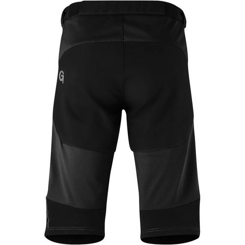 Rückansicht von Gonso Agnello Fahrradshorts Herren Schwarz