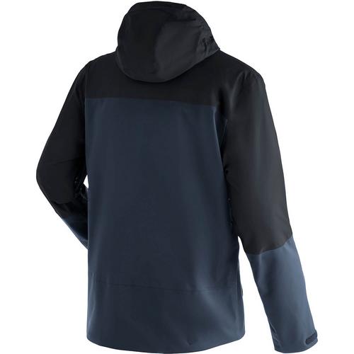 Rückansicht von Maier Sports Narvik Softshelljacke Herren Rauchblau