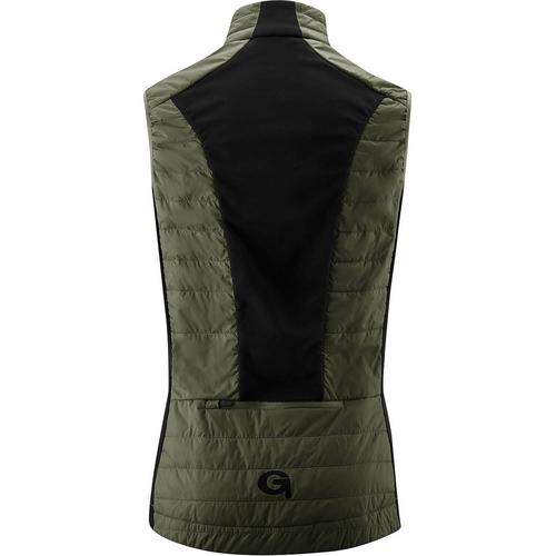 Rückansicht von Gonso Sestriere Outdoorweste Damen Dunkeloliv