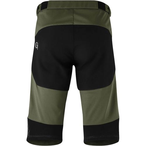 Rückansicht von Gonso Agnello Fahrradshorts Herren Dunkeloliv