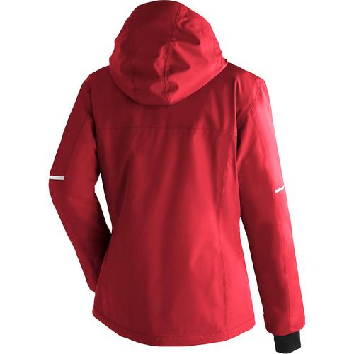 Rückansicht von Maier Sports Lunada Fleecejacke Damen Rot