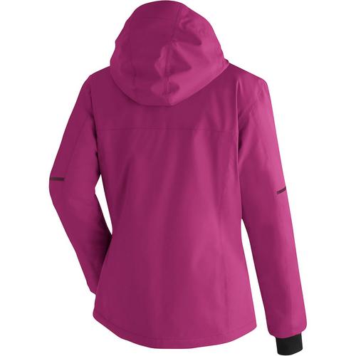 Rückansicht von Maier Sports Lunada Fleecejacke Damen Lila