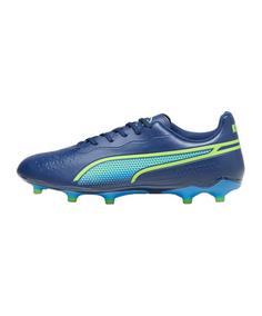 PUMA KING Match FG/AG Eclipse Fußballschuhe blaugruenblau