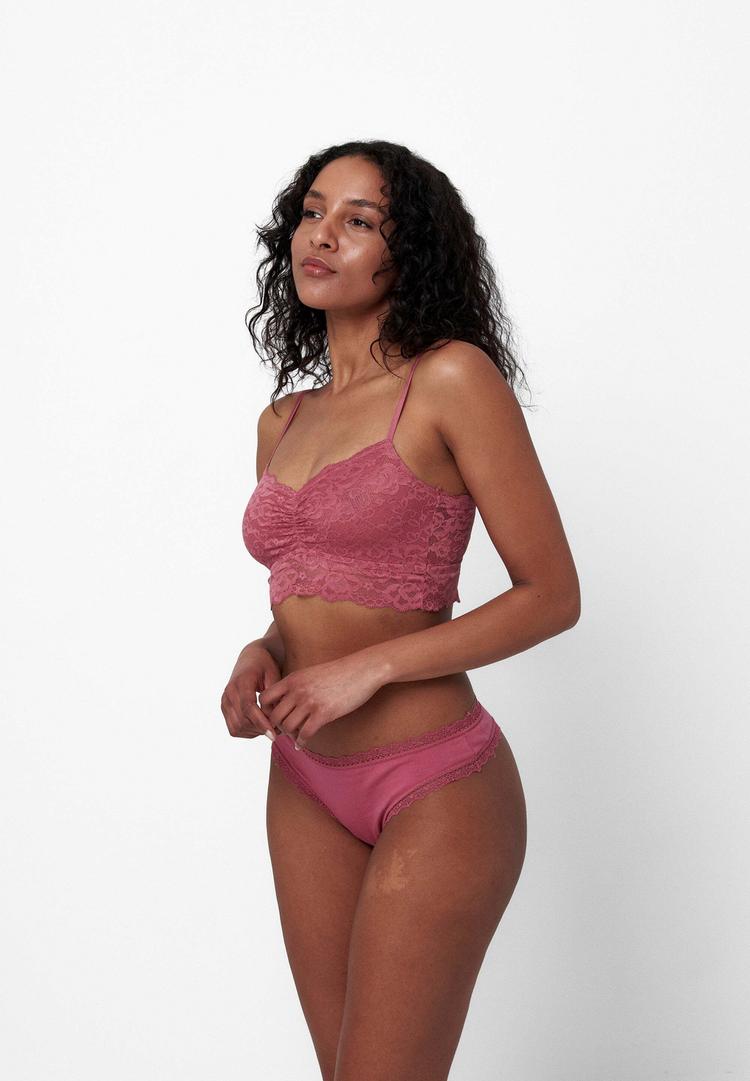 Snocks Snocks Spitzen-BH BH Damen - Mauve - 1 | SportScheck