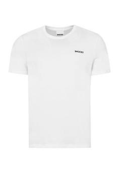 Snocks Basic T-Shirt T-Shirt Herren Weiß