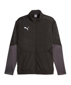 PUMA individual Winterized Jacke Trainingsjacke Herren schwarz