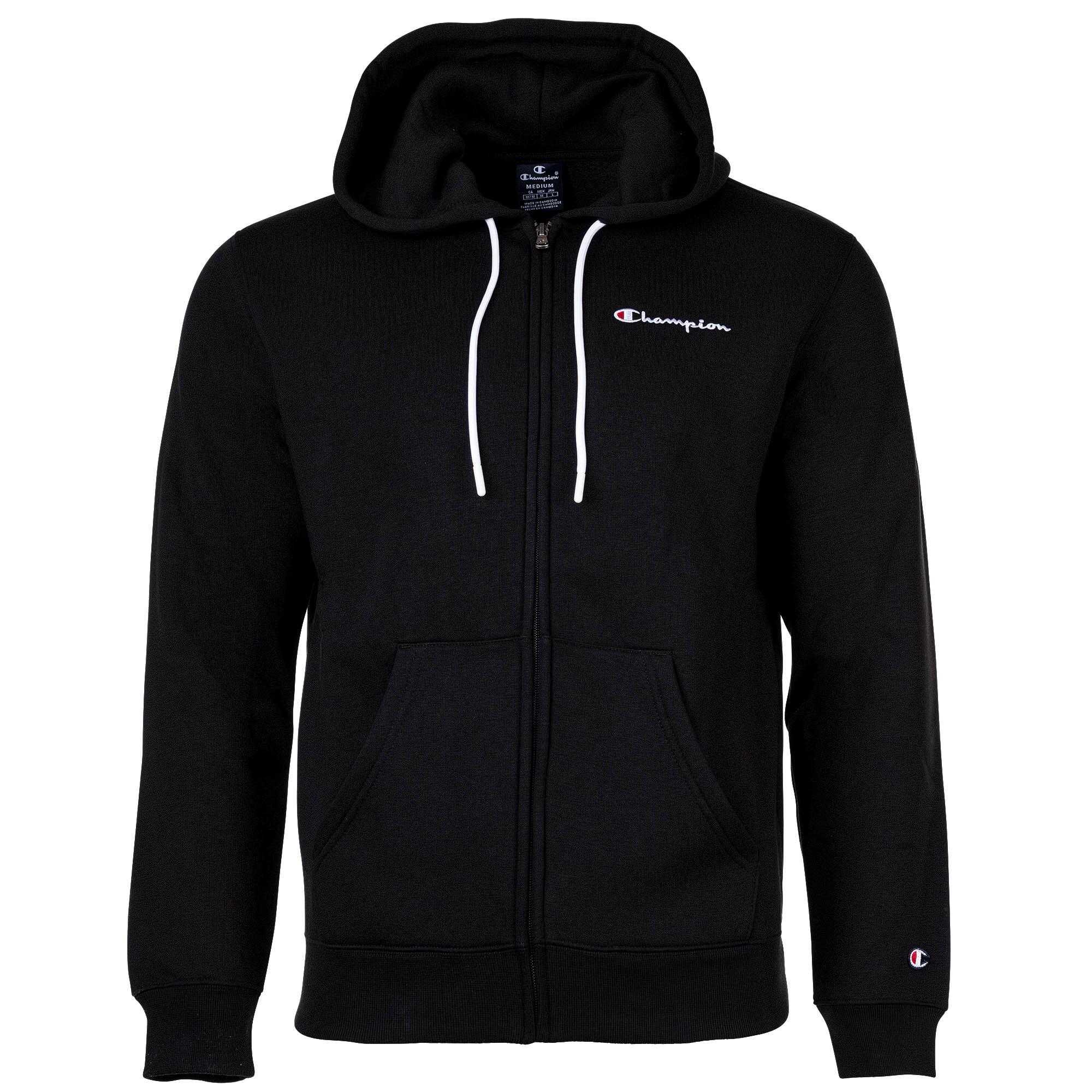 CHAMPION Sweatjacke Sweatjacke Herren Schwarz