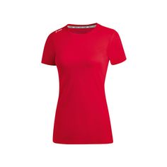 JAKO Run 2.0 T-Shirt Running Damen Laufshirt Damen Rot