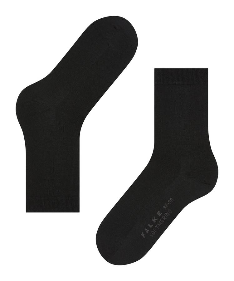 Falke Falke Softmerino SO Socken Damen - black (3009) - 2 | SportScheck