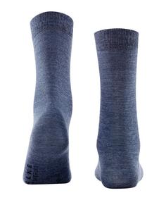 Rückansicht von Falke Softmerino SO Freizeitsocken Damen dark blue mel. (6688)