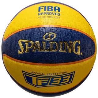 SPALDING TF-33 Gold Basketball gelb / blau