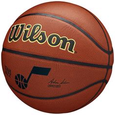 Rückansicht von Wilson NBA Team Alliance Utah Jazz Basketball braun