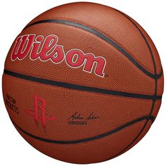 Rückansicht von Wilson NBA Team Alliance Houston Rockets Basketball braun