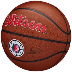 Rückansicht von Wilson NBA Team Alliance Los Angeles Clippers Basketball braun