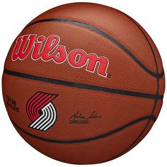 Rückansicht von Wilson NBA Team Alliance Portland Trail Blazers Basketball braun