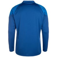 Rückansicht von PUMA Olympique Marseille Training 1/4 Zip Top Sweatshirt Herren blau