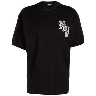 New Era NBA Brooklyn Nets Team Graphic T-Shirt Herren schwarz / weiß
