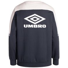 Rückansicht von UMBRO Sport Style Club Funktionssweatshirt Herren beige / dunkelblau