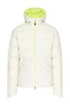Jeff Green Leif Daunenjacke Herren - Silver Birch/Lime Punch