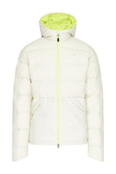 Jeff Green Leif Daunenjacke Herren Silver Birch/Lime Punch