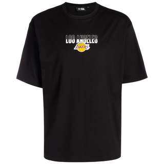New Era NBA Los Angeles Lakers Graphic T-Shirt Herren schwarz / bunt