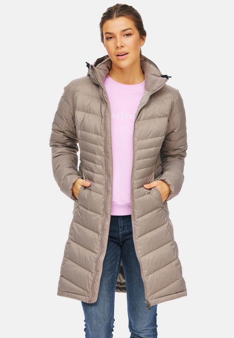 Jeff Green Jeff Green Lidia Daunenmantel Damen - Gull Grey - 0 | SportScheck